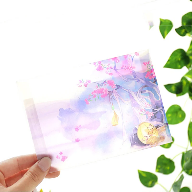 5 шт. бумажные конверты в китайском стиле | Канцтовары для офиса и дома