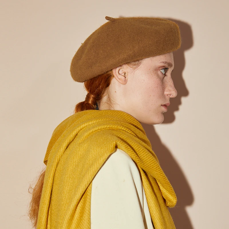 

LA FESTIN 2020 autumn and winter new trendy fashion painter hat temperament hat women simple wild beret