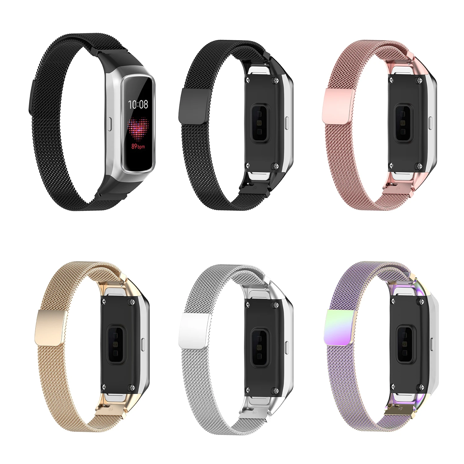 Средний размер унисекс для samsung Galaxy Fit SM-R370 ремешок для часов Смарт часы Миланский водостойкий ремешок Smartwatch аксессуары