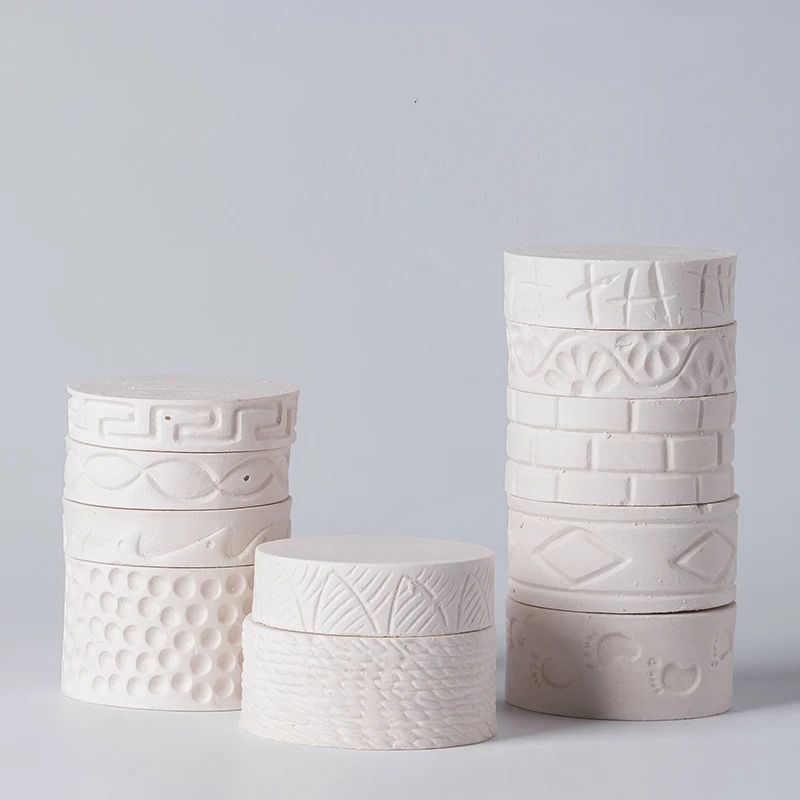 11 шт./компл. печатных грязи рулон креативные инструменты для гончарного дела с