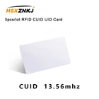 Блок карт RFID CUID UID, 5 шт.лот, изменяемый блок карт NFC MF 1k s50 0 13,56 МГц
