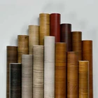 Домашний декор, водонепроницаемые самоклеящиеся обои из ПВХ с текстурой древесины, рулоны кухонных наклеек, мебель, шкаф, стол, настенные бумаги