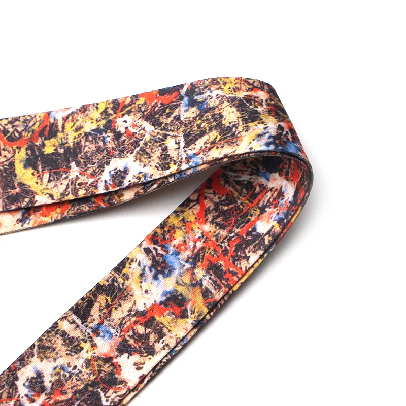 CA251 Джексон Поллок арт брелок Lanyards держатель удостоверения личности ID карта пропуск мобильный телефон USB бейдж держатель ключевой ремень