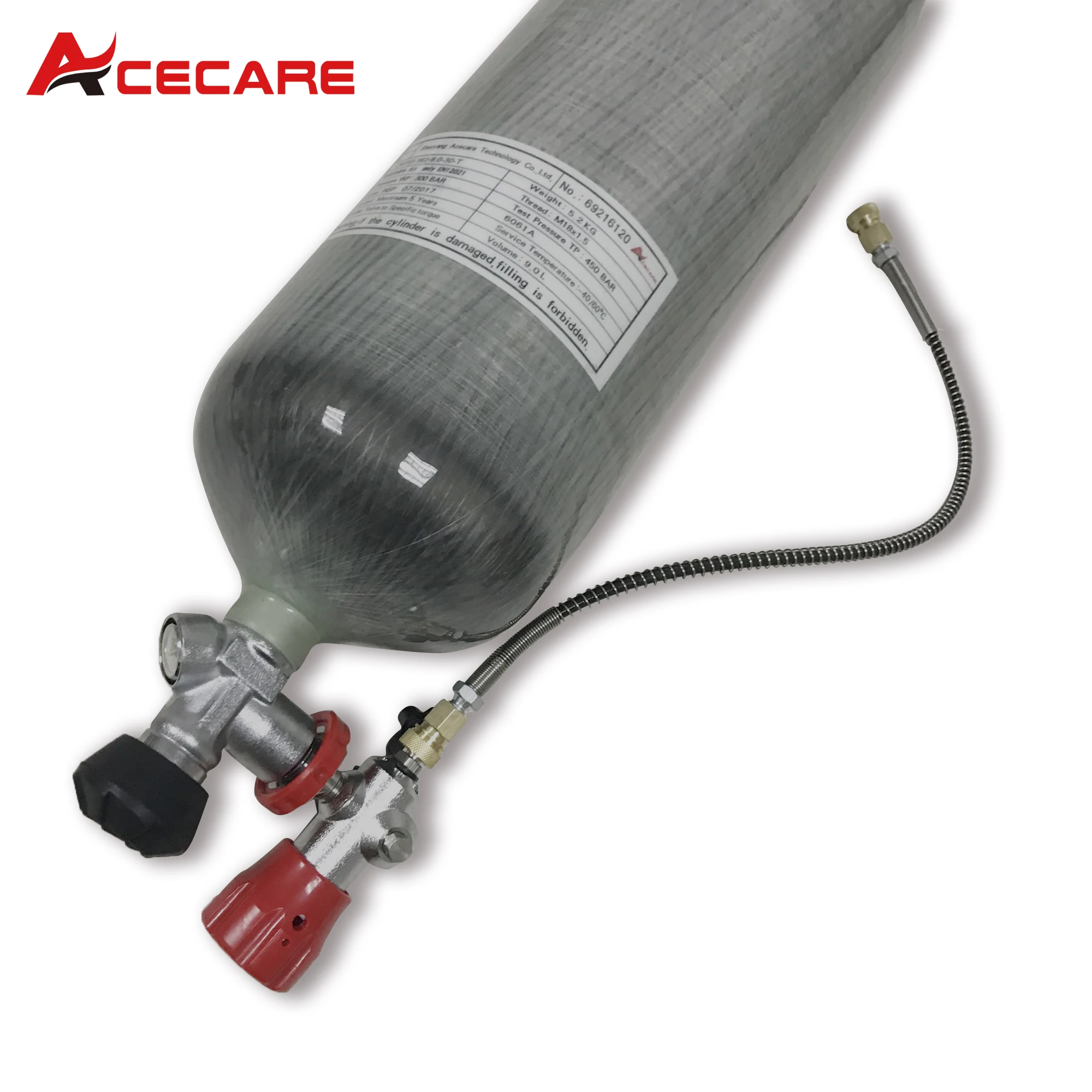 Пневматическая винтовка AC109101 Acecare 9L CE 4500Psi пневматический пистолет для