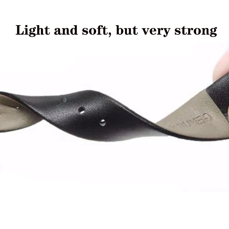 Ремешок из мягкой кожи ультратонкая Водонепроницаемая пряжка бабочка для мужчин