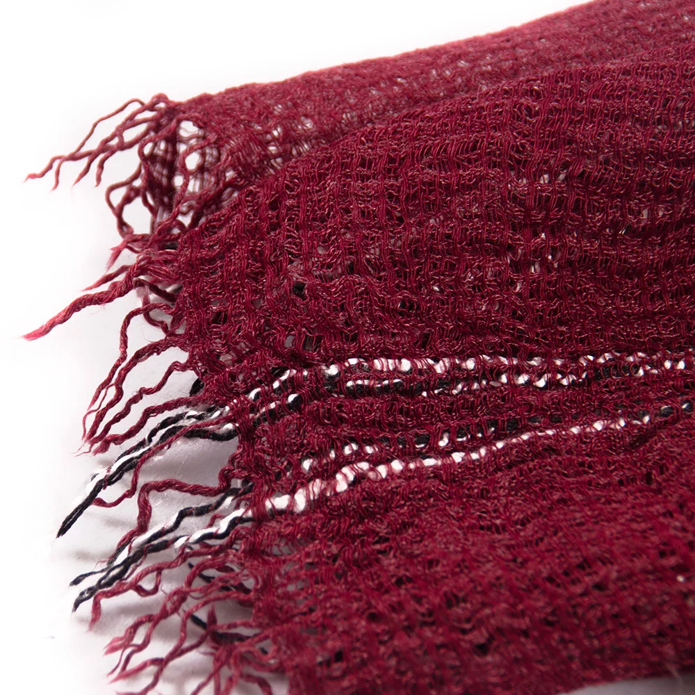 New Winter Scarf Cotton And Linen Solider Color Long women's Scarves Shawl Fashion Men 2021 Japanese Style |