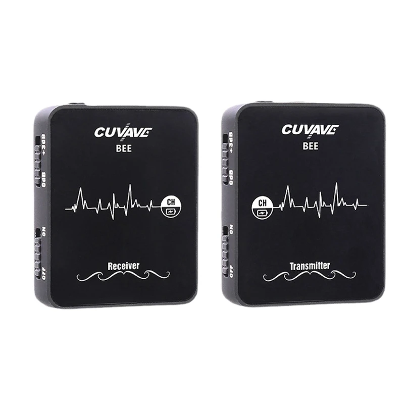 

CUVAVE WP-6 Wireless Lavalier Microphone System Including Transmitter & Receiver & Clip-On Microphone