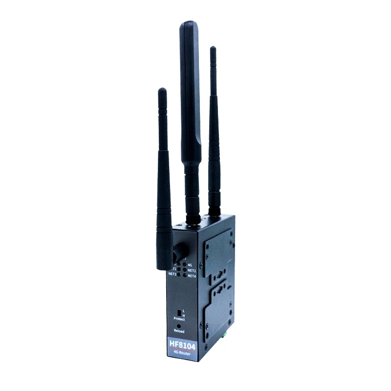 Высокоскоростной четырехпортовый маршрутизатор HF HF8104 DIN Rail 4G двунаправленная