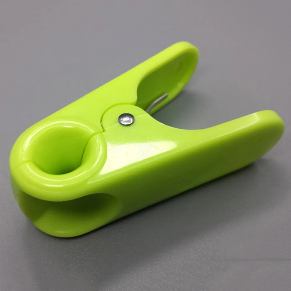 

10Pcs Pinch Clamp ABS Clothespin Peg Food Sealing Clip Snack Bag Sealer for Home Kitchen Office (Sky-blue)