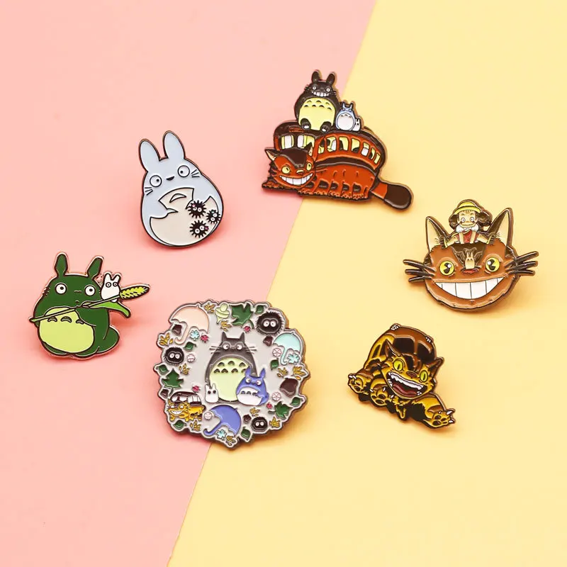XM-Забавный японский значок с эмалью Мой сосед Тоторо из сплава - купить по