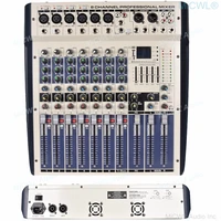 beautiful high power mixer 2400w amplifier 8 channel bluetooth mixing console with usb 48v phantom power dj digital audio mixer