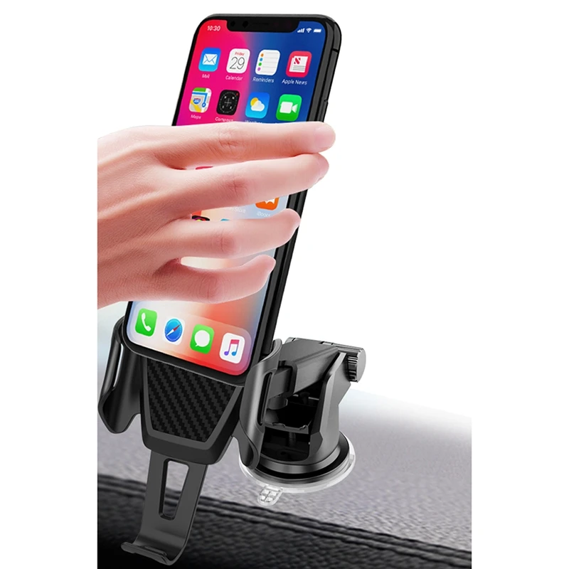 

Car Phone Holder Bracket with Suction Cup Windshield Dashboard Holder 360 Adjustable Auto Holder for Mobilephone