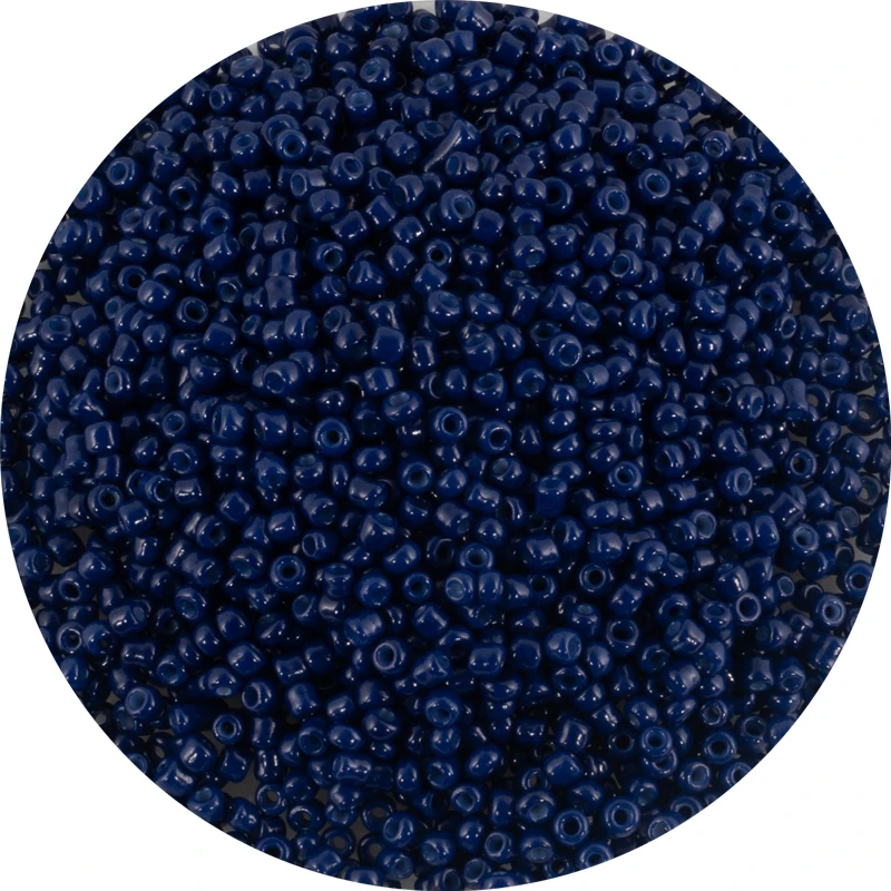 Темно синие стеклянные бусины краски игольчатые Бусины 2 мм 1000 шт. для