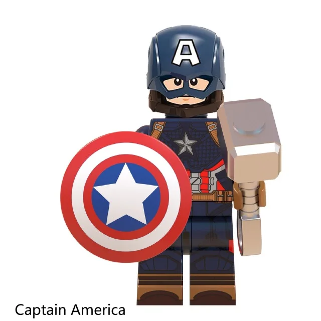 Photo Color Disney Super Heroes Bouwstenen Marvel Avengers 4 минифигурная машина cijfers Железный человек танос спильгоед Vrienden baksteen - Цвет: Photo Color