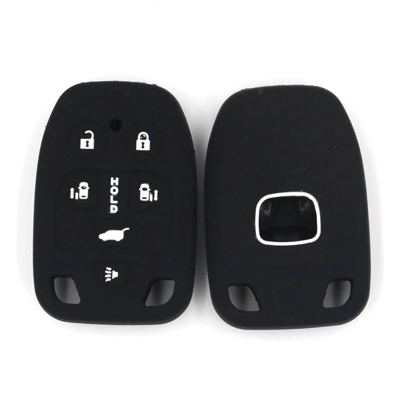 6 кнопок мягкий силиконовый дистанционный смарт ключ Оболочка Чехол брелок