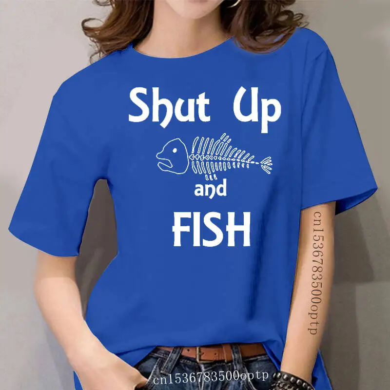 

Funny Humor Shut Up and Fish Fishing T-Shirt tshirt