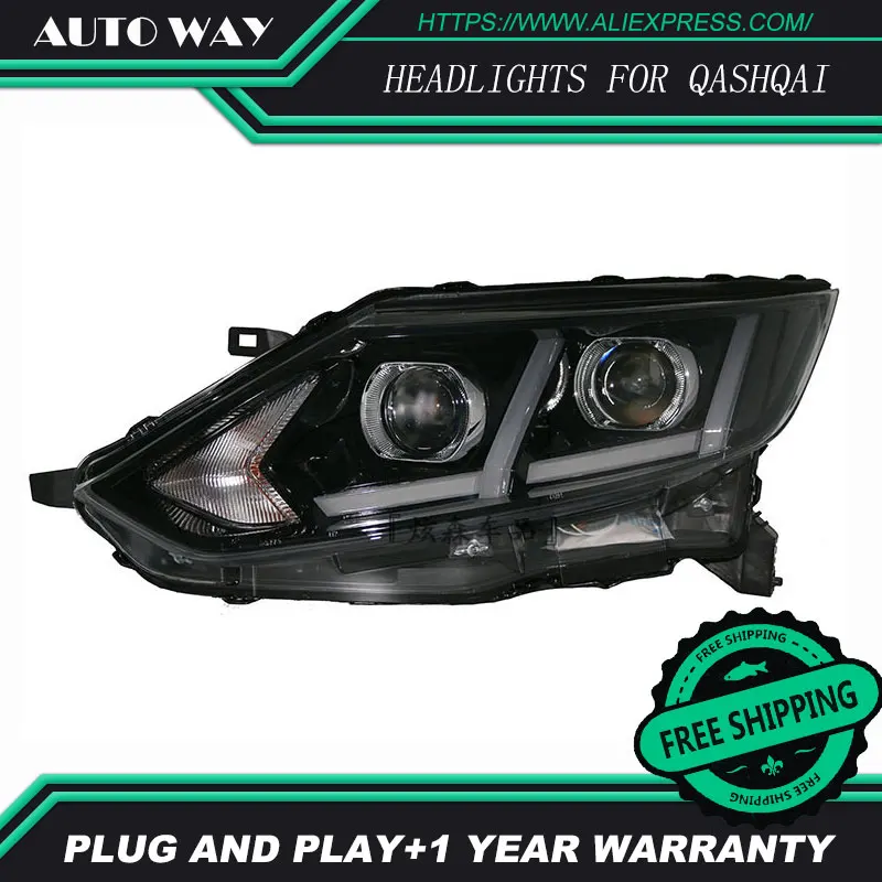 Стайлинг автомобиля светодиодные HID Rio светодиодный QASHQAI фары передняя фара чехол