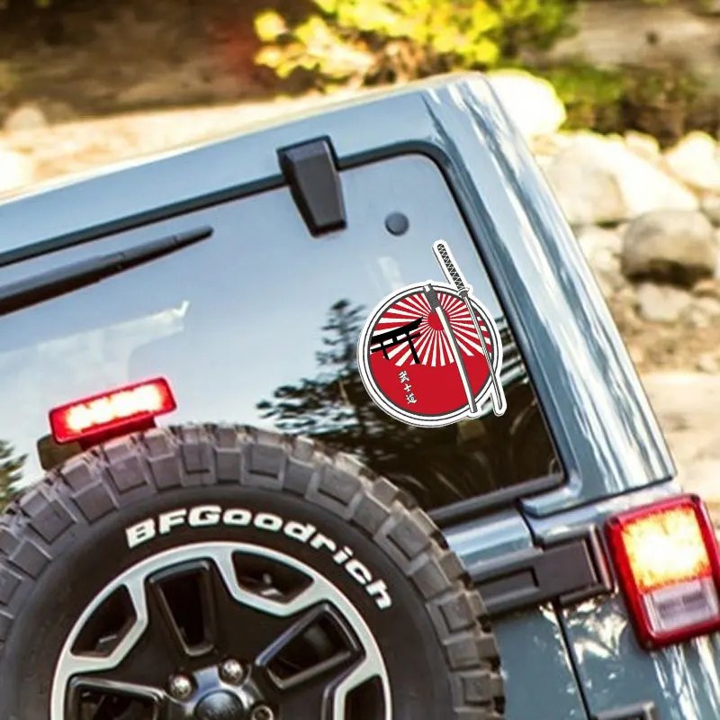 Наклейки для автомобиля виниловые водостойкие Япония Самурай наклейки 3 м