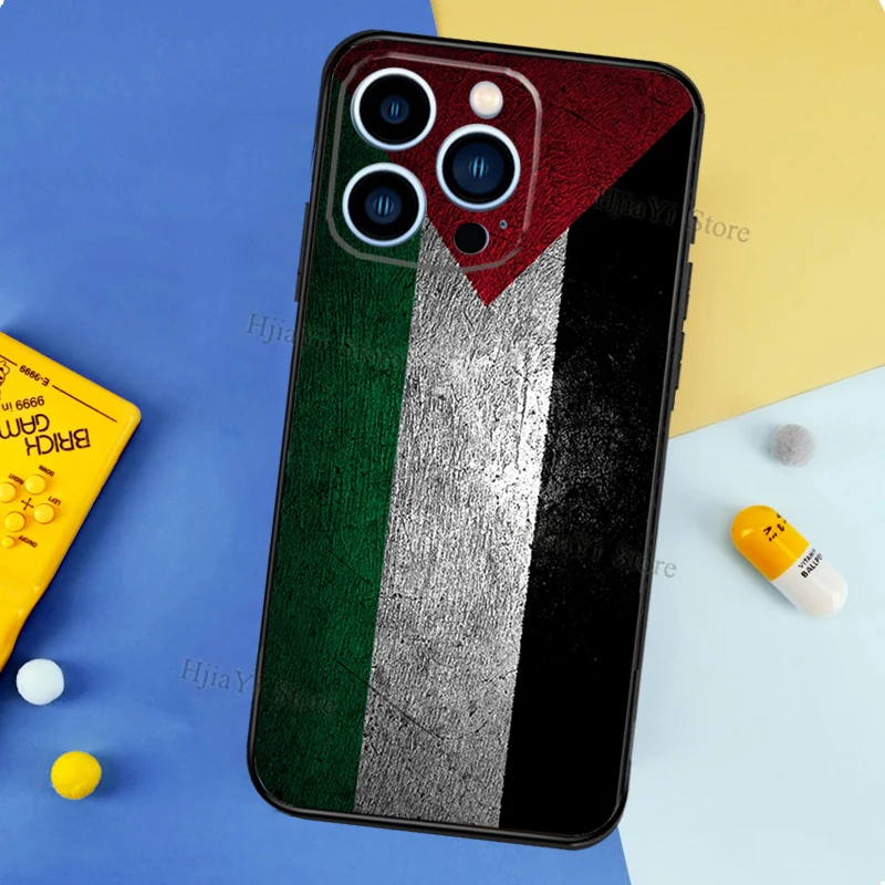 Чехол с флагом Палестины для iPhone 11 14 6S 7 8 Plus мягкий чехол телефона XR X XS 12 13 Pro MAX Mini -