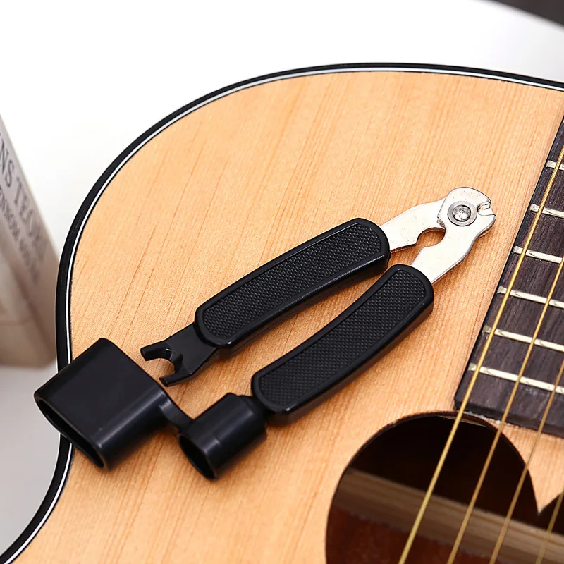3 в 1 многофункциональный Съемник струн для гитары|Детали и аксессуары гитар| |
