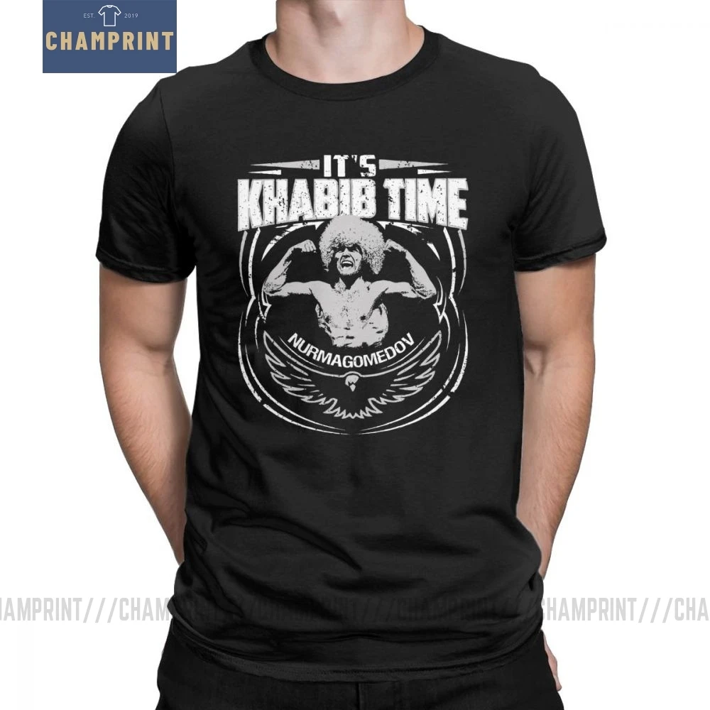 Khabib Nurmagomedov Футболка мужская ММА истребитель Дагестан русская графическая одежда