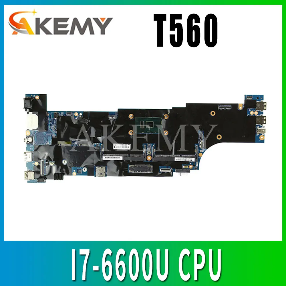 Высокое качество для ThinkPad T560 P50S Материнская плата ноутбука 01AY312 с SR2F1 I7-6600U ЦП 100%