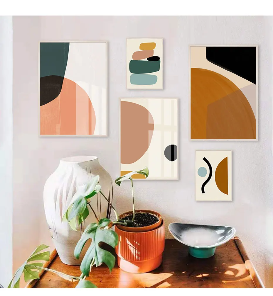 

Abstract Geometric Graphic Wall Art Canvas Painting Posters And Prints Scandinavia Wall Pictures For Living Room Decor Unframed