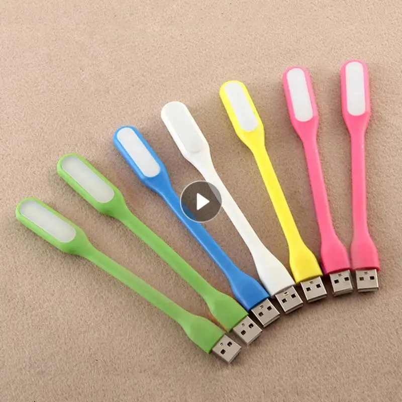 

Home Mini Portable USB LED Lamp Bendable Super Bright Book Light Reading Lamp For Power Bank PC Laptop Notebook With USB Port