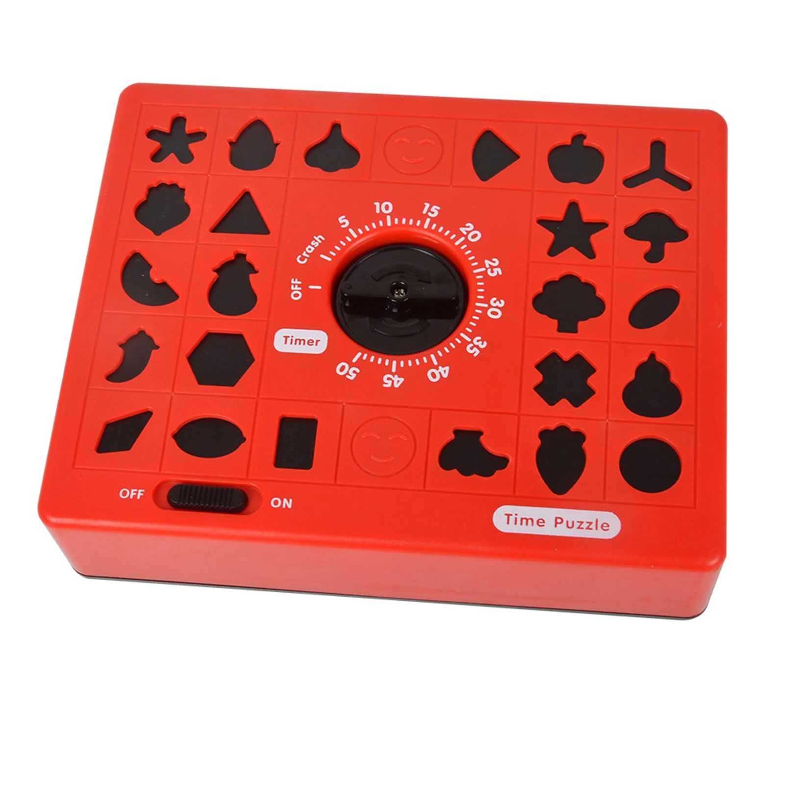 

24pcs Shape Matching Puzzle With Time Race Kids Funny Board Games Early Education Montessori Toys Boys 1 To 3 Years Gifts