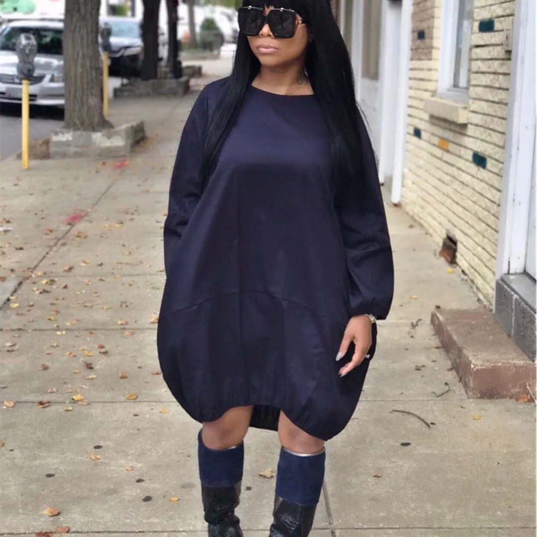 Сексуальное повседневное мини Повседневное платье с длинным рукавом женское