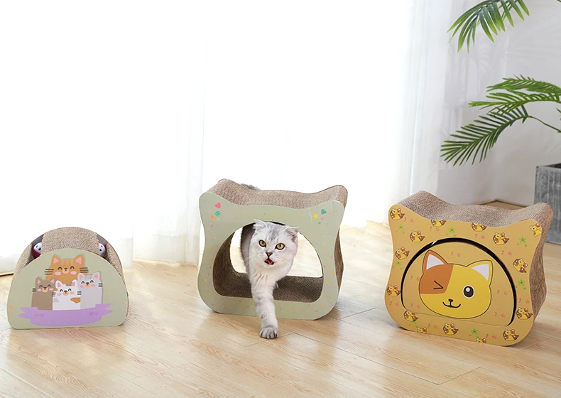Игрушки для кошек HOOPET, скребок для когтей, коврик для когтеточки, гофрированная бумага для кошек, шлифовальный скребок для ногтей, коврик Mattrer