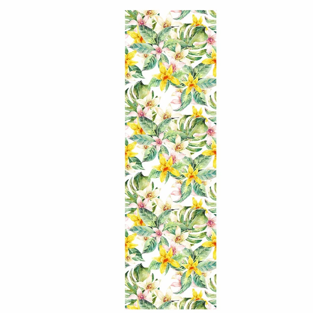 

Tropical Plants Flowers Pattern Wall Sticker Waterproof PVC Wall Sticker Self-adhesive Wallpaper kitchen decor bedroom decor