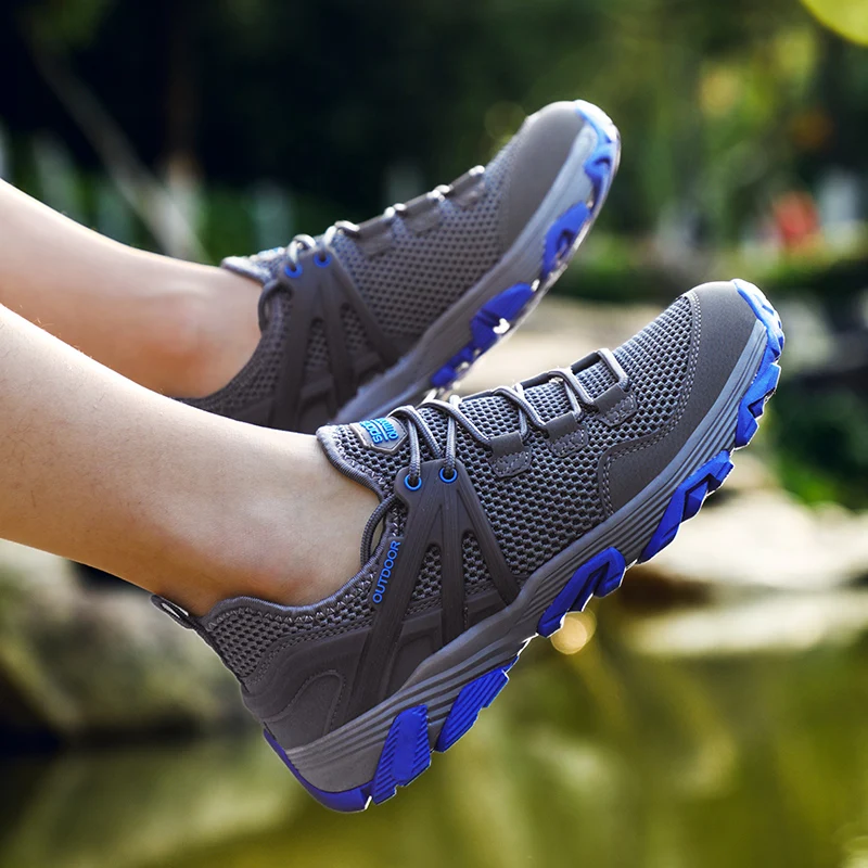 

Mesh Sneakers Men Summer Breathable Shoes Non-Slip Outdoor Walking Casual Shoes Men Footwear Zapatillas Hombre