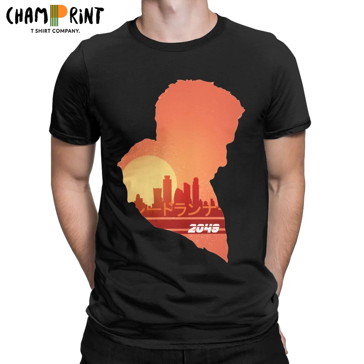 

Men's T-Shirts Blade Runner 2049 Sunset Ryan Gosling's Gift Vintage Pure Cotton Tees Short Sleeve Movie T Shirts Clothes Printed