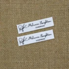 Этикетки для глажки одежды, с логотипом или текстом, на хлопок, 96 шт.