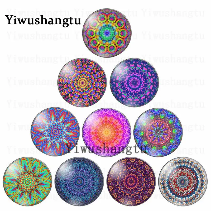 Стеклянный венок с плоским основанием 12/20/25/30 мм