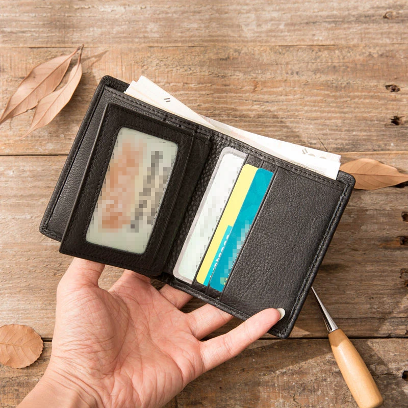 Новые кошельки из натуральной кожи визитница держатель для кредитных карт