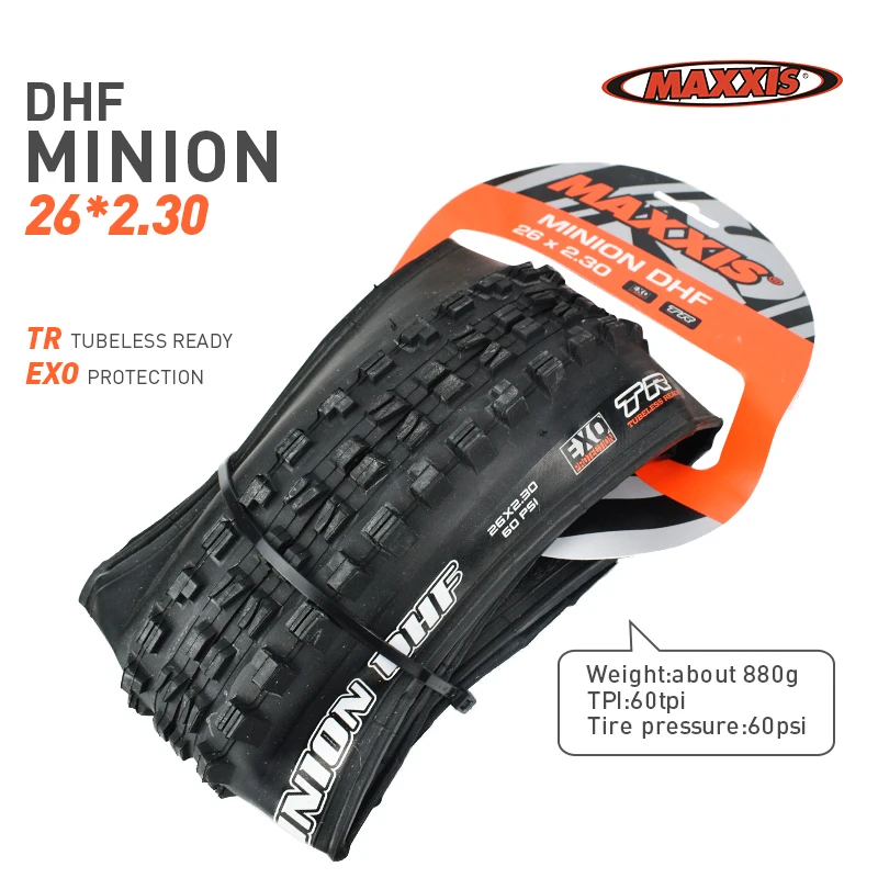 1 шт. Шина для велосипеда MAXXIS 26 TR EXO 26*2.1 26*2.3 26*2.4 26*2.5 Горный велосипед Складная покрышка MINION DHF/DHR/HIGH ROLLER/Crossmark