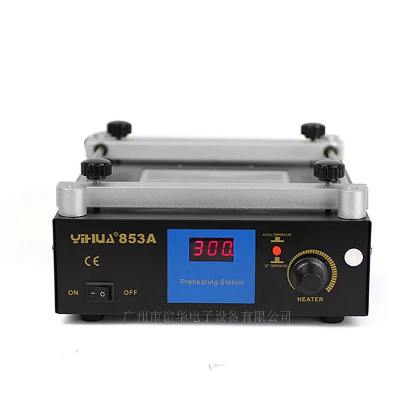 YIHUA 862D + 2 в 1 паяльная станция 650 Вт SMD пистолет горячего воздуха 75 600 853A