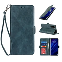 original flip case for huawei p20 p30 lite pro p smart 2021 enjoy 7s 5g retro magnetic card stand wallet case