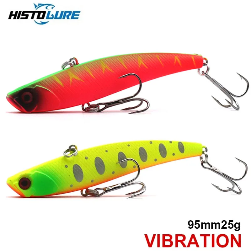 

HISTOLURE VIB 95mm25g Sinking Vibration Fishing Lure Hard Plastic Artificial VIB Winter Ice Jigging Pike Bait Tackle