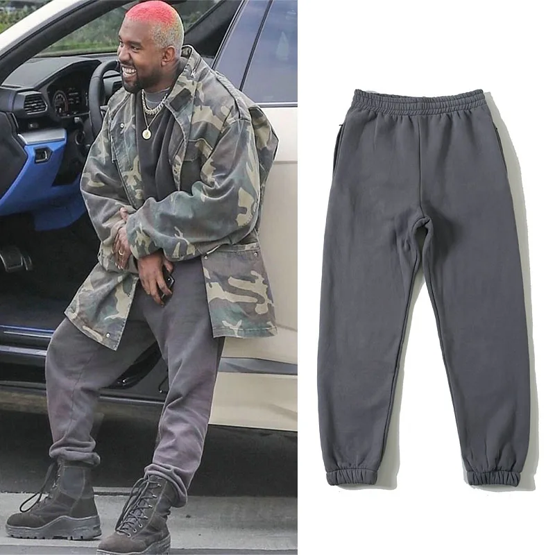 Спортивные штаны Kanye West СЕЗОНА 6 хлопковые мужские и женские уличные свободные