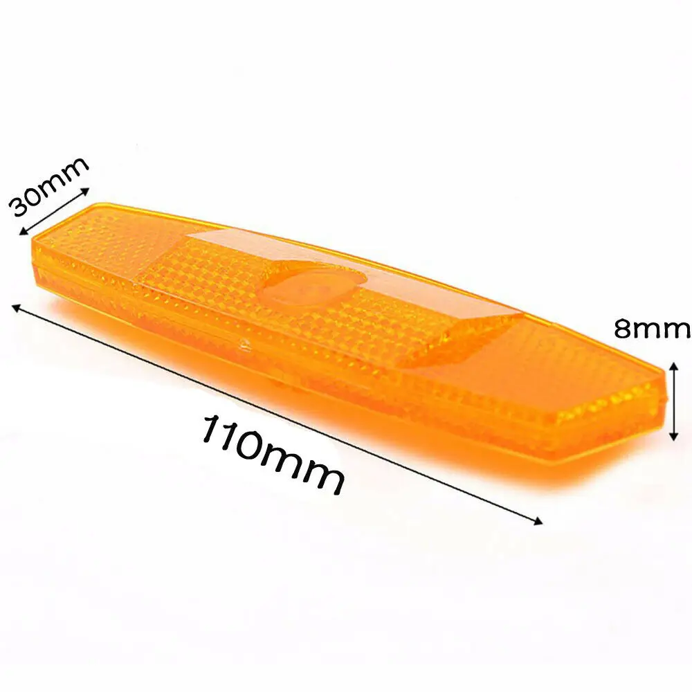 4 шт. желтый спицы для горного велосипеда со светоотражающими элементами