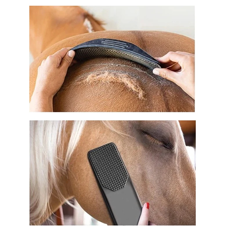 

6-in-1 Shedding Grooming Massage Brush Horses Grooming Brush Massage Comb