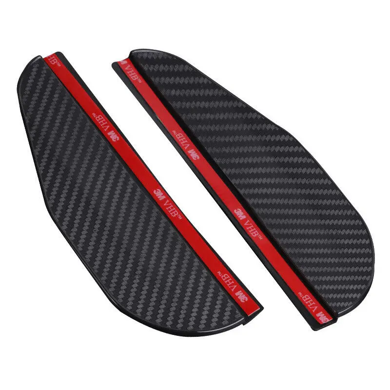 

2Pcs Rear View Rearview Mirror Universal Car Rearview Mirror Rain Eyebrow Snow Guard Sun Visor Shadow Protector