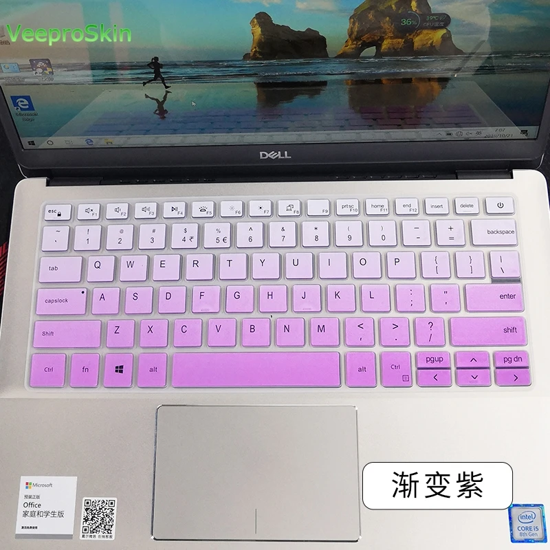 Силиконовый чехол для ноутбука Dell Latitude/Inspiron 14 5490 7490 7391 5498 5493 5498|Чехлы клавиатуры| |