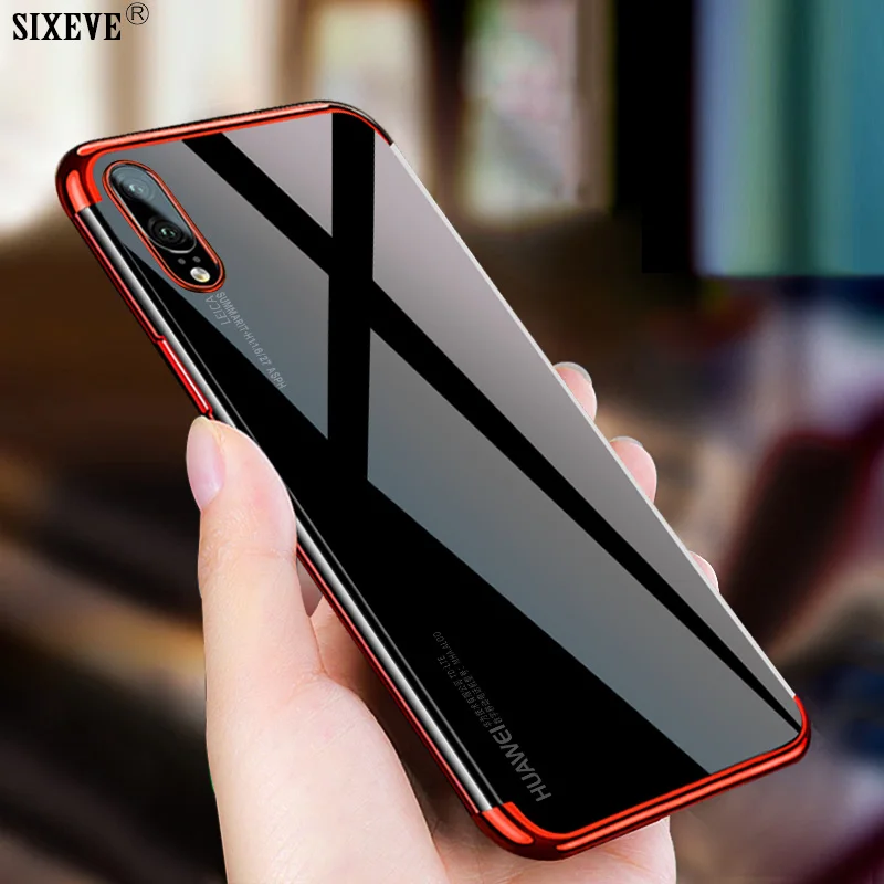 Роскошный прозрачный мягкий чехол для Huawei P20 P30 Lite Honor 10 Play Mate 20 Pro X Nova 3 3i 4 5 задняя