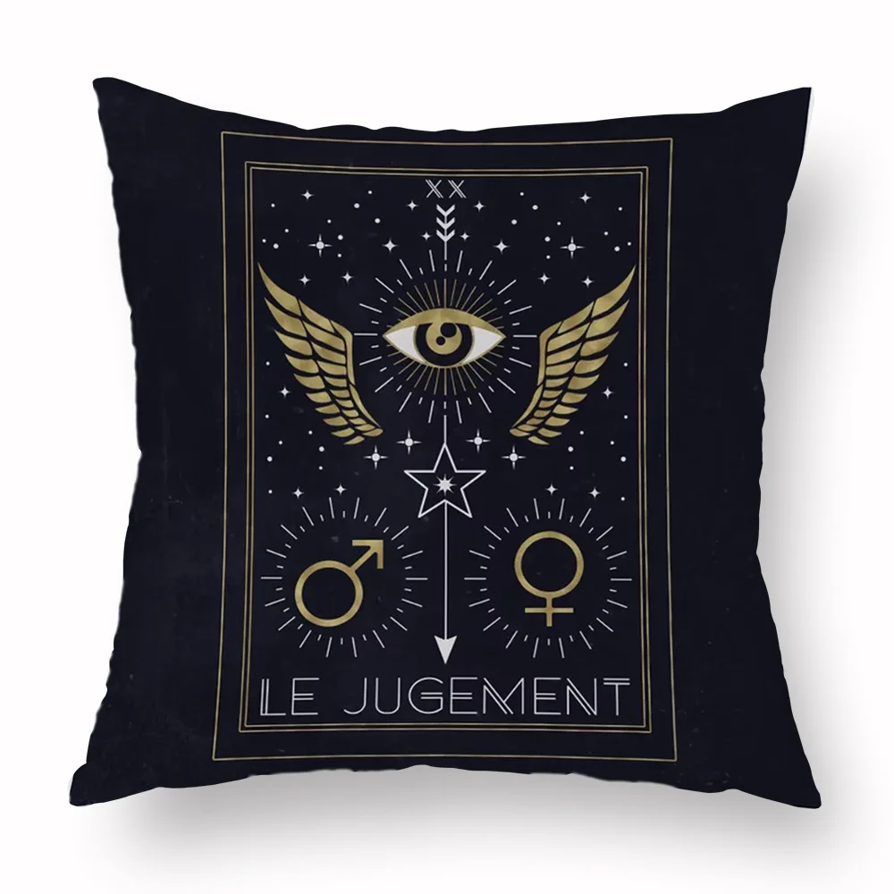 45x45cm Home Decor Vintage Pillowcases Decorative Polyester Sofa Car Seat Chair Throw Pillow Case Boho Astrology Cushion Covers |
