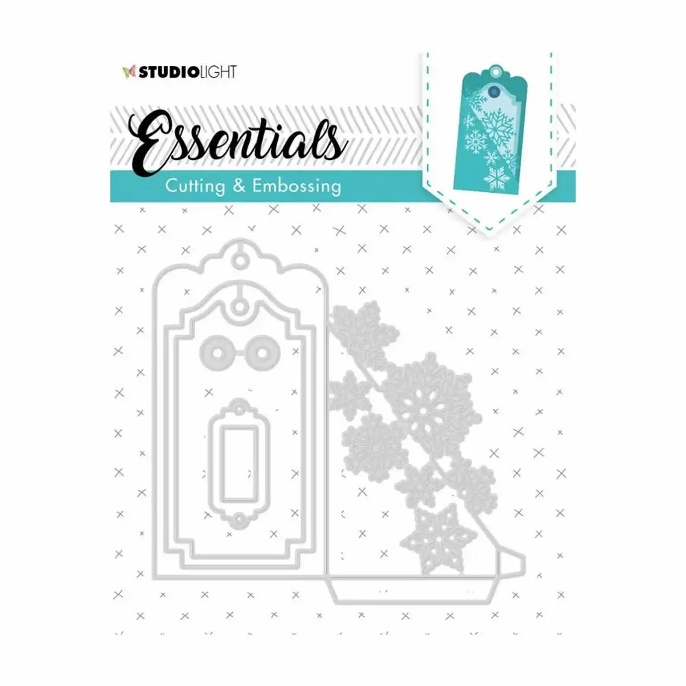 Металлические штампы для снежинок AliliArts, бирка для рукоделия, скрапбукинга, фотоальбома, декоративного тиснения, бумажной карты