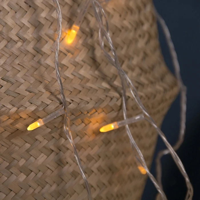 Гирлянда "Нить" с насадками “Игла” 5 м LED-50-220V 8 режимов нить прозрачная